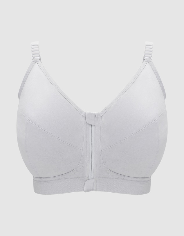 Royce Lingerie - Fearne Organic Cotton Wirefree Front Open Bra