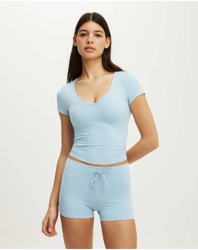 Cotton On Body Active - Ultra Soft Scoop Neck Fitted Tshirt