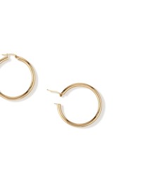 Michael Hill - 35mm Hoop Earrings in 10kt Yellow Gold