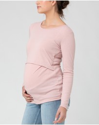 Ripe Maternity - Tessa Rib Nursing Top