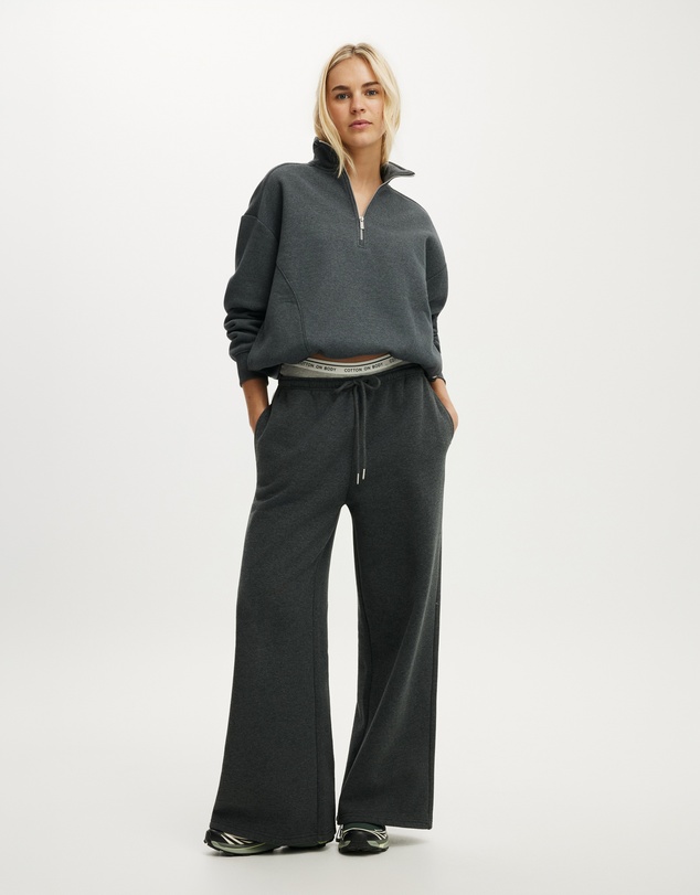 Cotton On Body Active - Plush Half Zip Sweatshirt