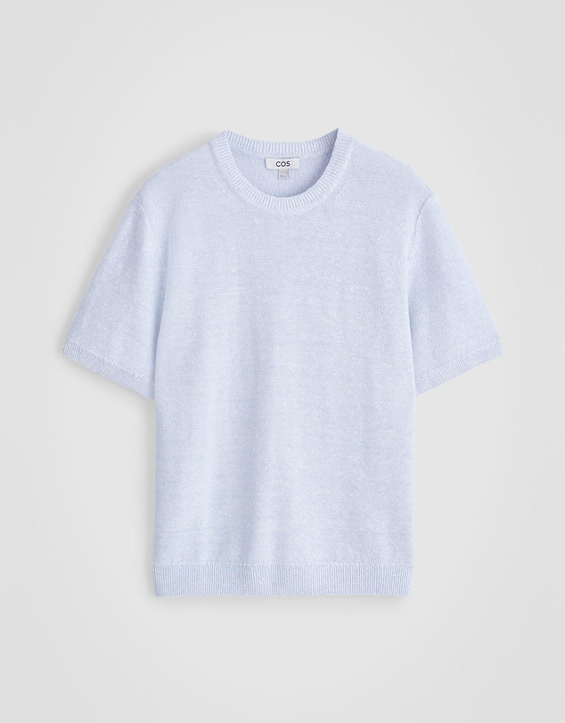 COS - Knitted Linen-Cotton T-Shirt
