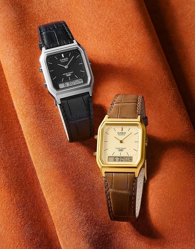 Casio - AQ230 Leather Band
