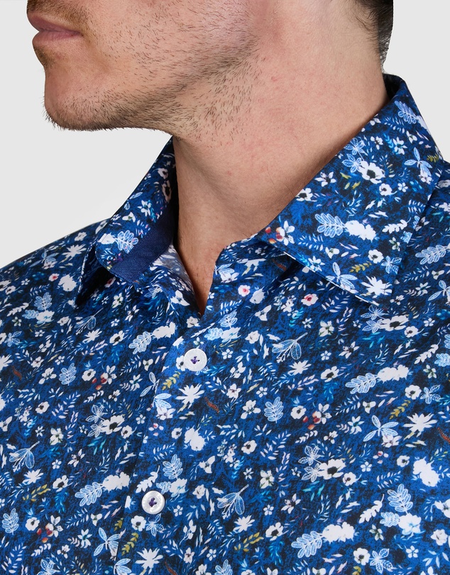 Abelard - Odori Print Slim Fit Shirt