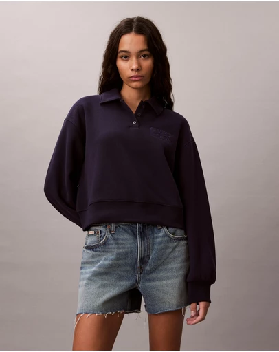 Calvin Klein Jeans - Relaxed CK Polo Sweatshirt
