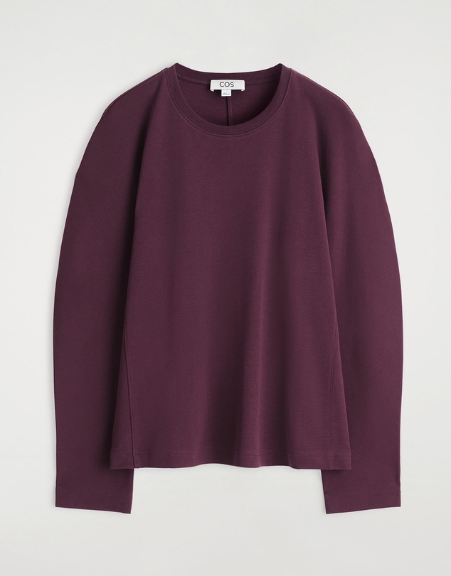COS - Rounded Jersey Top