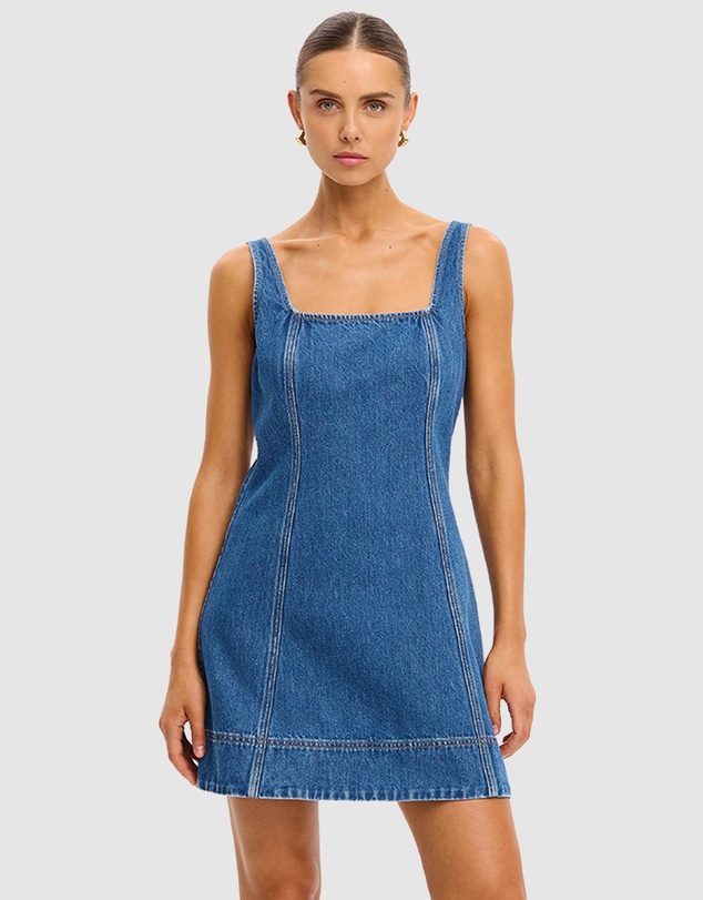 KIVARI - Oriana Denim Mini Dress