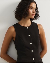 Atmos&Here - Brianna Waistcoat Midi Dress