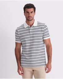 Sportscraft - Sc Stripe Pique Polo
