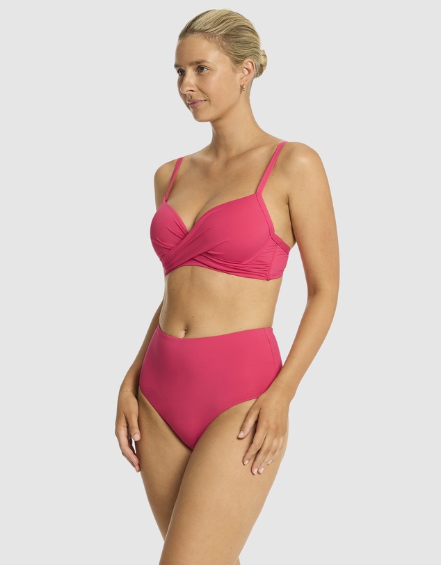 Sea Level Australia - Essentials Edit Cross Front Moulded Underwire Bra