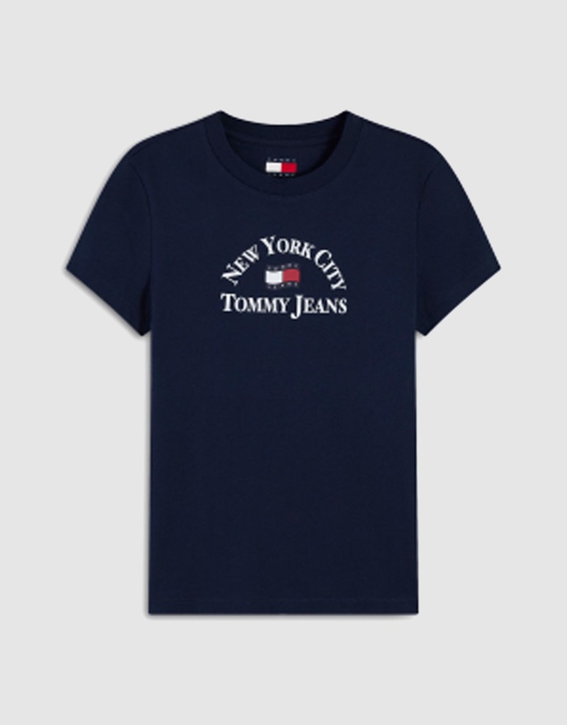 Tommy Jeans - Slim Arch Wavy Flag Tee