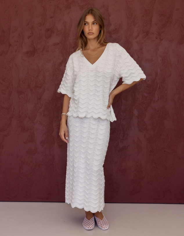 ALEXANDRA - Agape Top White