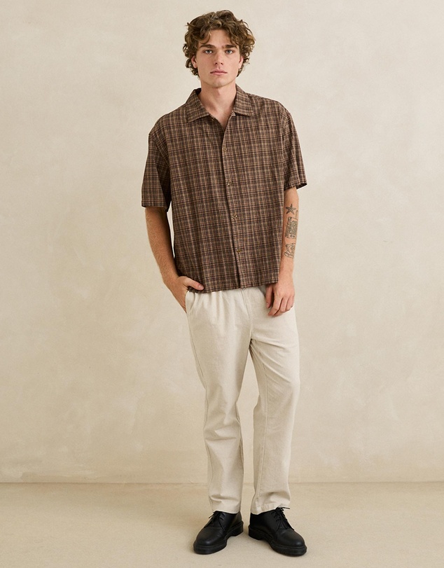 Rhythm - Relaxed Brady Check SS Shirt