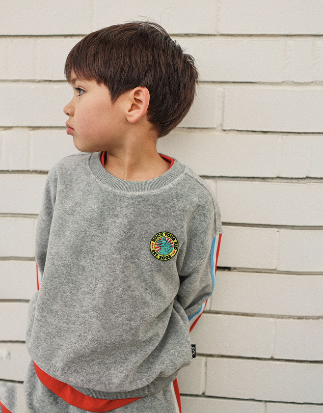 Rock Your Kid - Vinnie Sweater in Grey Marle