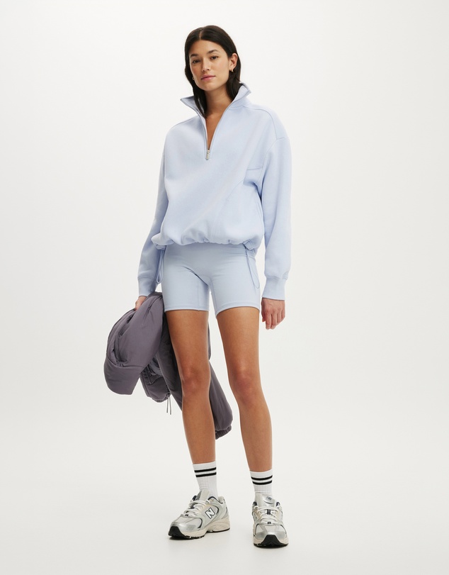 Cotton On Body Active - Plush Half Zip Sweatshirt