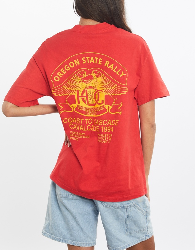 Vintage by The Real Deal - Pre Loved - Vintage 1994 Harley Davidson Owners Group Rally Tee