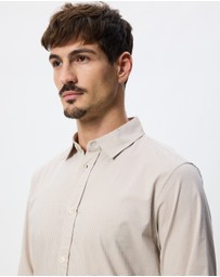 Scotch & Soda - Micro-Check Poplin Shirt