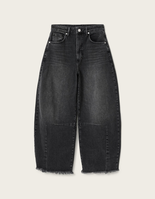 AllSaints - Payton Barrel Leg Denim Jeans