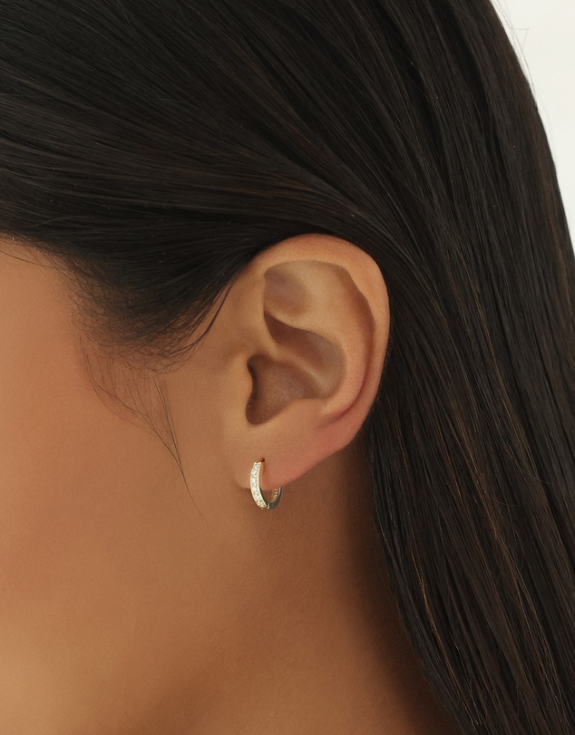 The Silver Collective - Jet Earrings