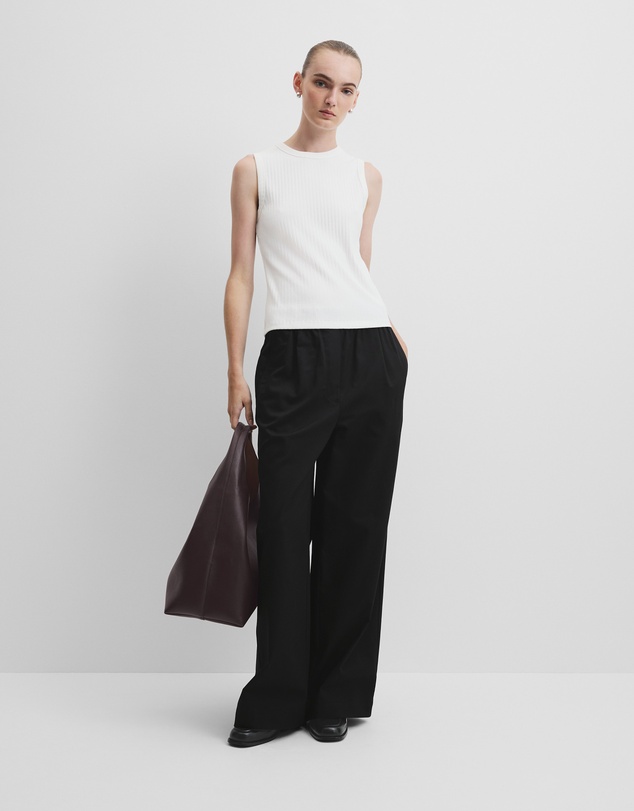 Country Road - Australian Cotton Blend Fitted Rib Tank