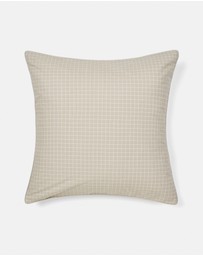 Linen House - Volley Check European Pillowcase