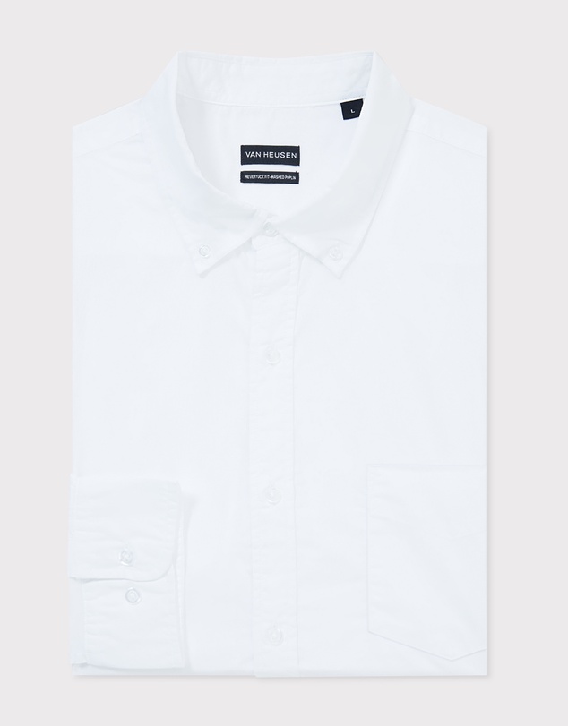 Van Heusen - Washed Poplin Casual Shirt