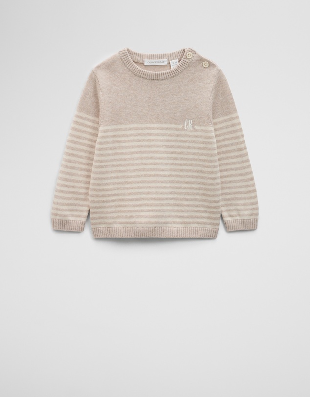 Country Road - Stripe Country Road Logo Knit