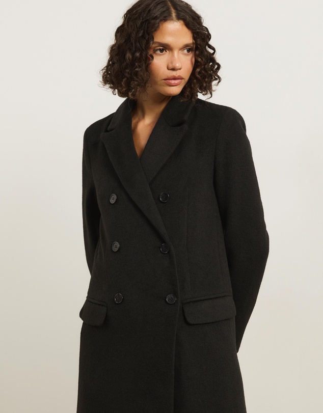 Atmos&Here - Rhiannon Wool Blend Tailored Coat
