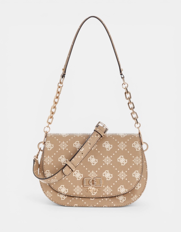 GUESS - Emelie Logo Flap Shoulder Bag