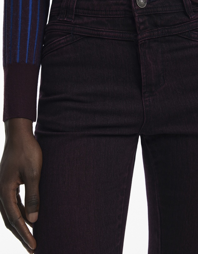 Desigual - Burgundy flare jeans