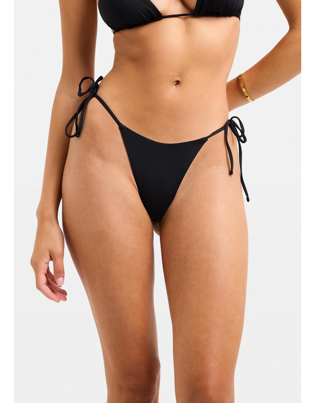 Subtitled - Tie Side Skimpy Bikini Bottom