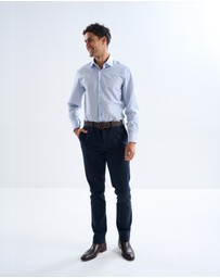 3 Wise Men - 3 Wise Men Whitmore Blue Print Shirt