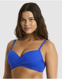 Sea Level Australia - Essentials Cross Front Moulded Cup Underwire Bra
