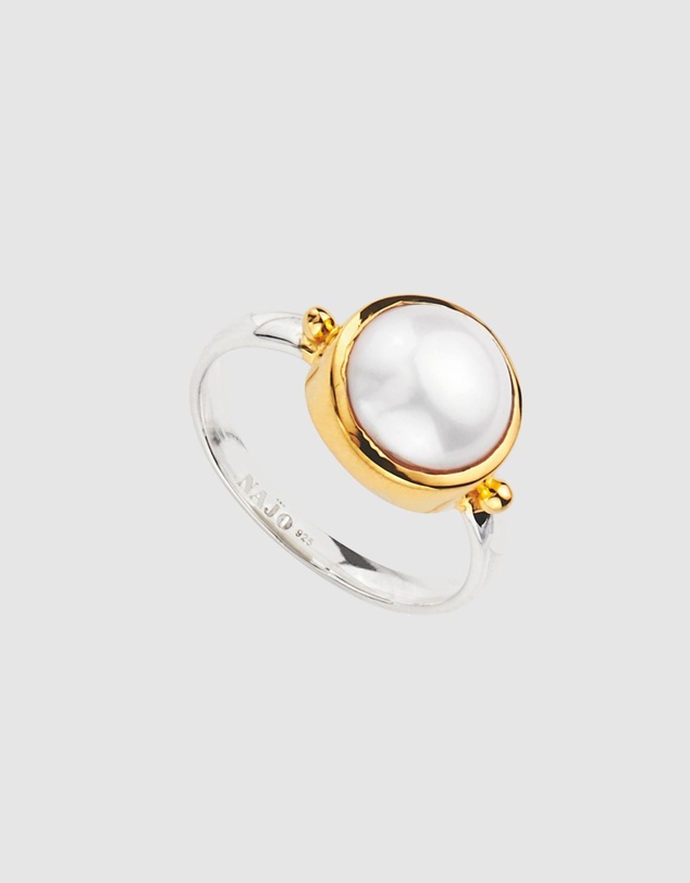 Najo - Garland Two-Tone Pearl Ring