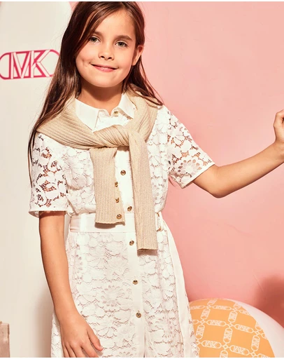 Michael Kors - Short Sleeve Dress - Kids-Teens