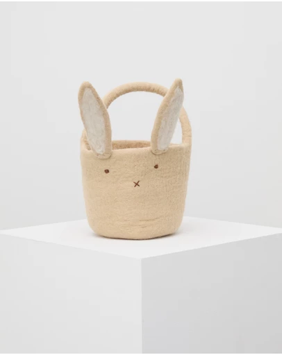 Phile - Easter Bunny Basket - Cream