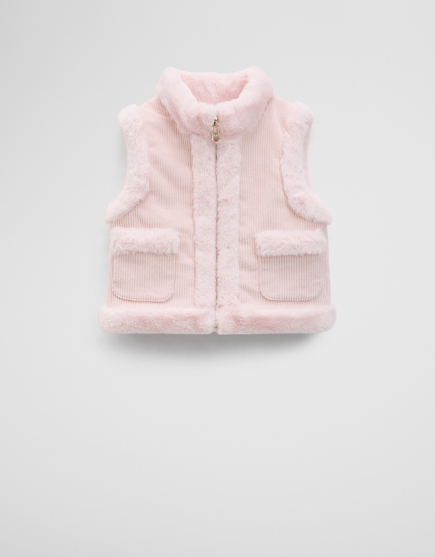 Country Road - Reverse Faux Fur Vest
