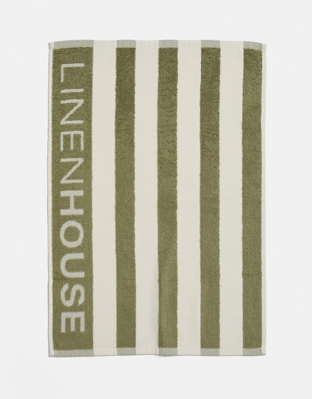 Linen House - Linen House Logo Stripe Tea Towel