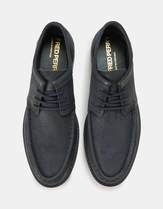 Fred Perry - Kenney Low Coated Suede Shoes - Unisex