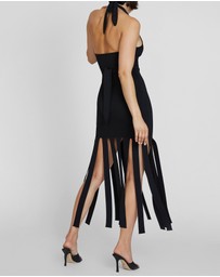 BY JOHNNY. - Felicity Fringe Knit Dress
