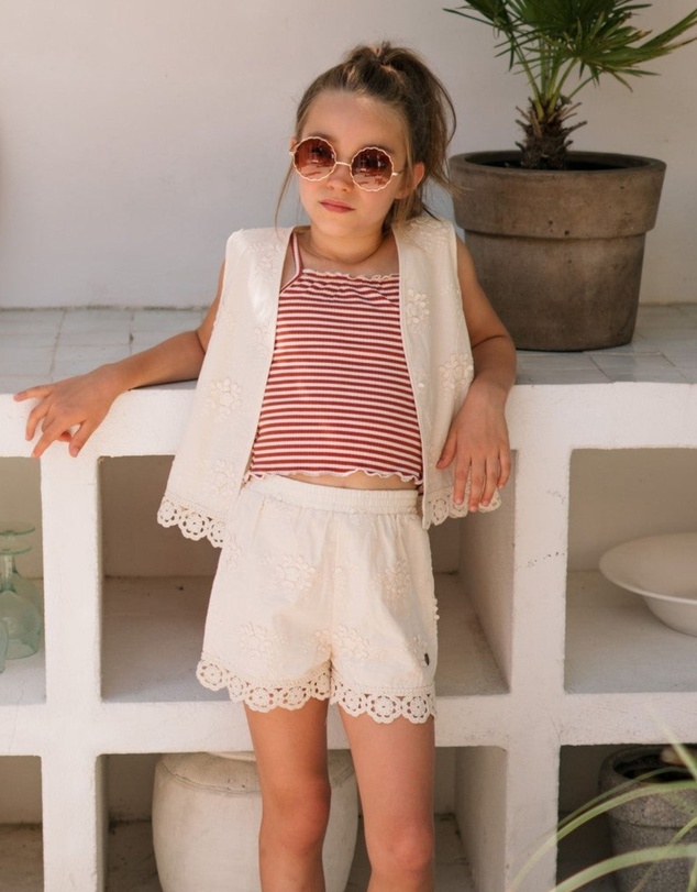 Like FLO - Dafne Embroidered Vest - Kids-Teens