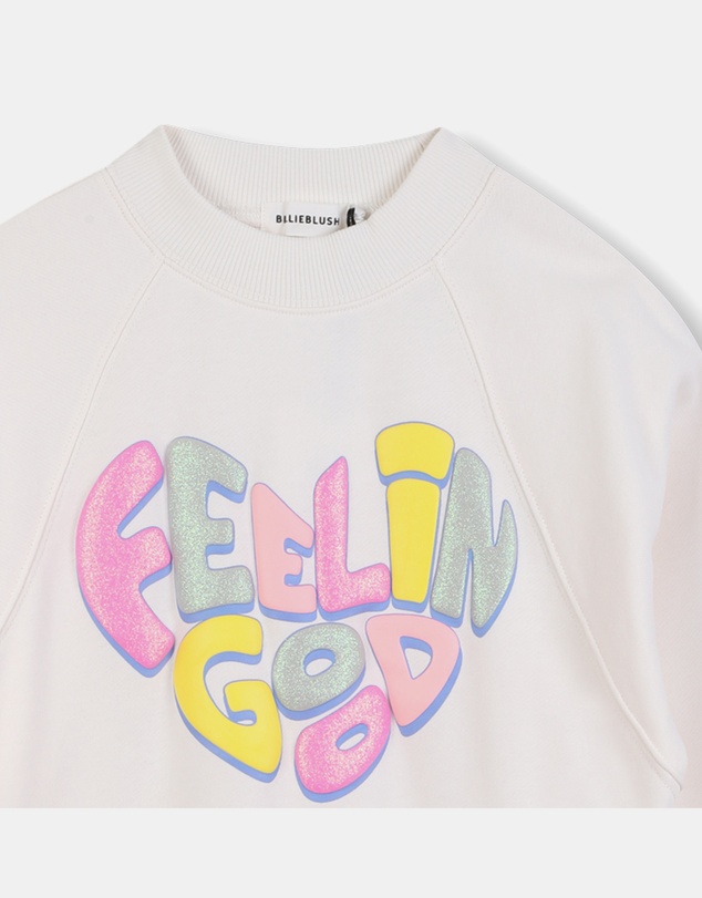 Billieblush - Feelin Good Heart Long Sleeve Dress - Kids-Teens