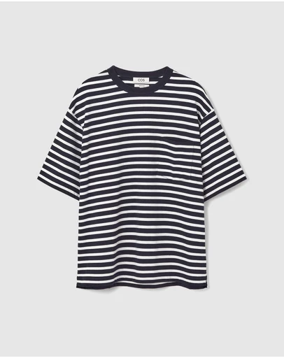 COS - Salvo Stripe Co Oversized Tee
