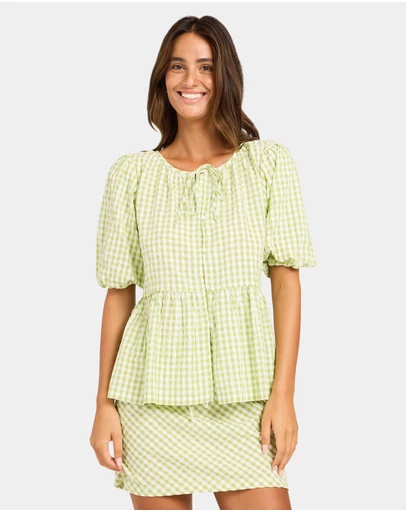 Roxy - Womens Charlie Check Top