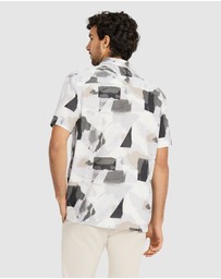 Tarocash - Monet Viscose Abstract Shirt