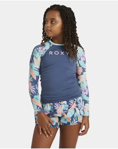 Roxy - Girls 8 to 16 Active Lycra Long Sleeve Rash Vest