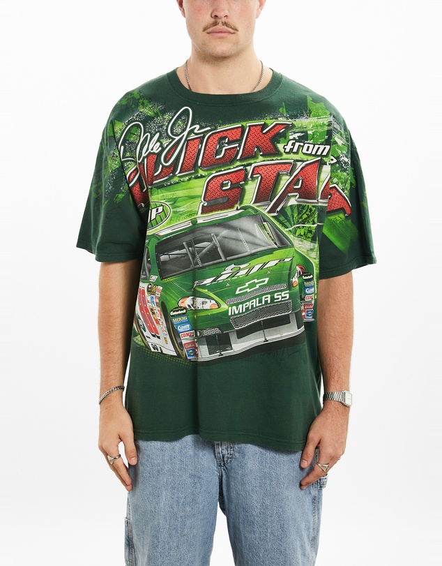 Vintage by The Real Deal - Pre Loved - Vintage NASCAR All Over Print Tee