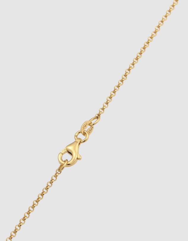 Elli Jewelry - Aeroplane Travel Necklace in Gold-Plated 925 Silver
