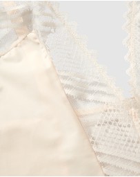 Passionata - Rodeo Plunge Opaque & Lace Lingerie Bodysuit
