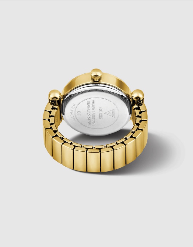 GUESS - GUESS Ladies Gold-Tone Analogue Ring Watch